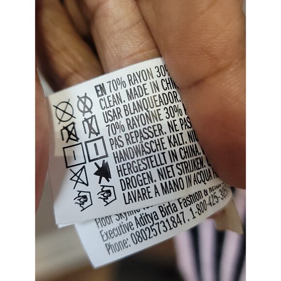 Forever 21 Sweater Dress Women's Large Multicolor Striped Long Sleeve Knit - Picture 10 of 11